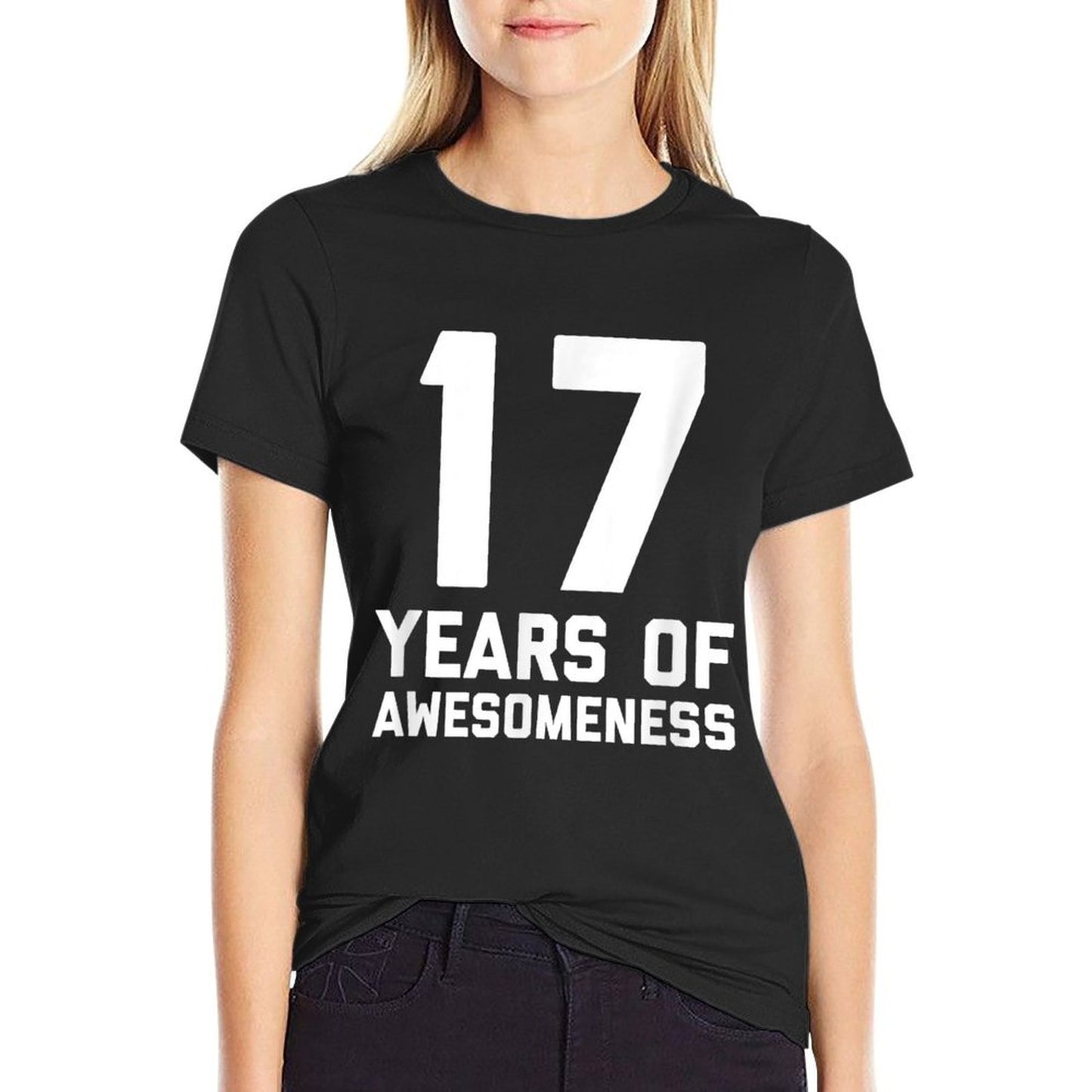 17th Birthday Gift Age 17 Year Old Boy Girl Seventeen Soft T-Shirt