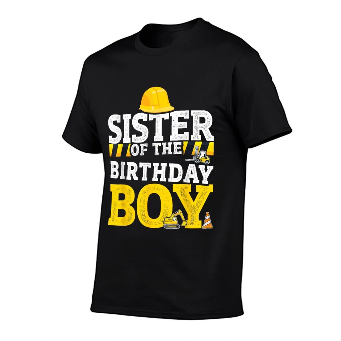 Sister of Birthday Boy Matching Family Construction Party  Versatile T-Shirt