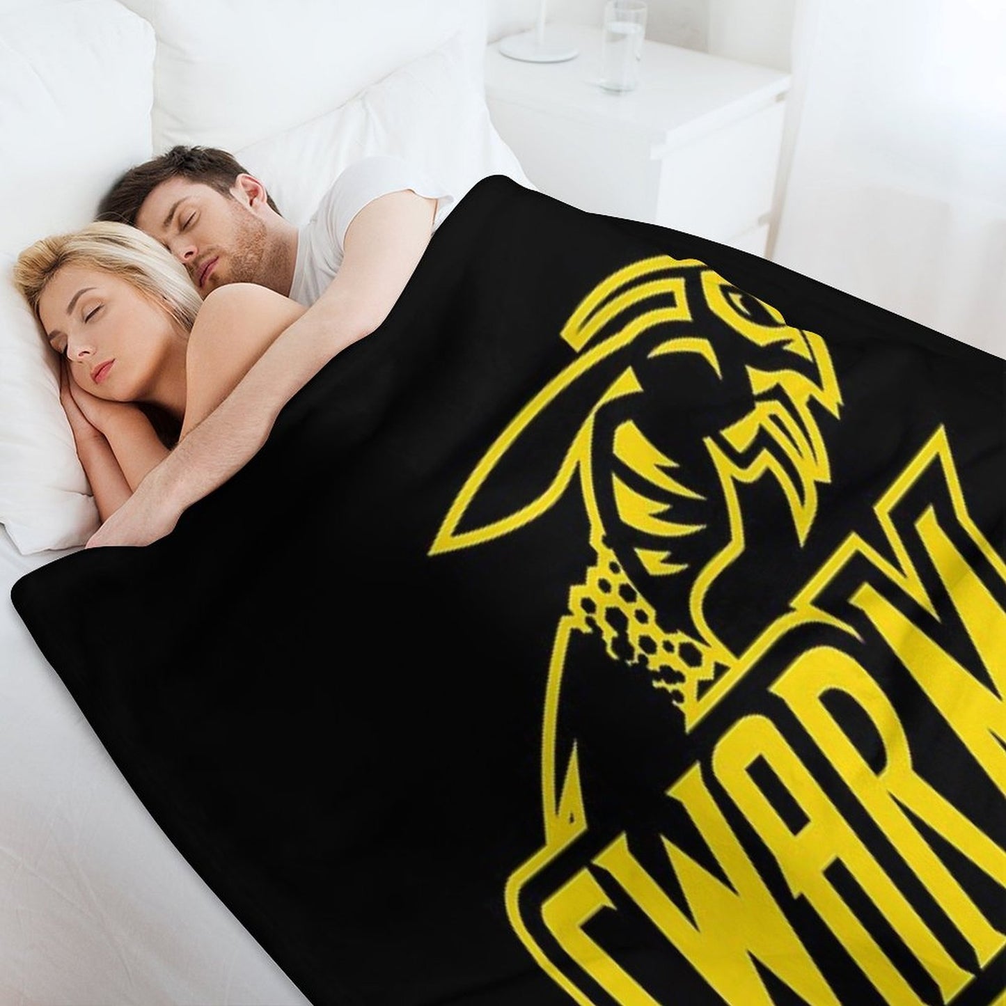 Swarm Sports Logo Versatility Throw Blanket