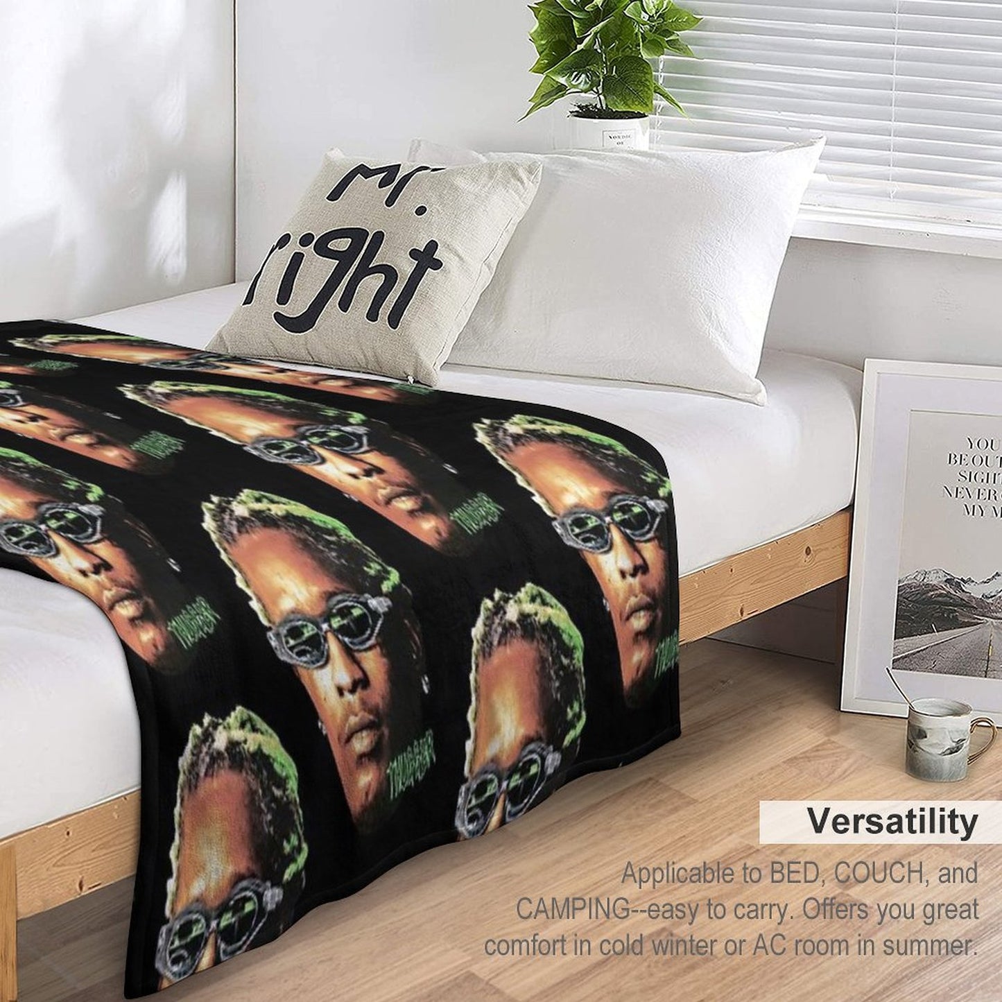 Young Thug Rapper Vintage Quick-dry Throw Blanket