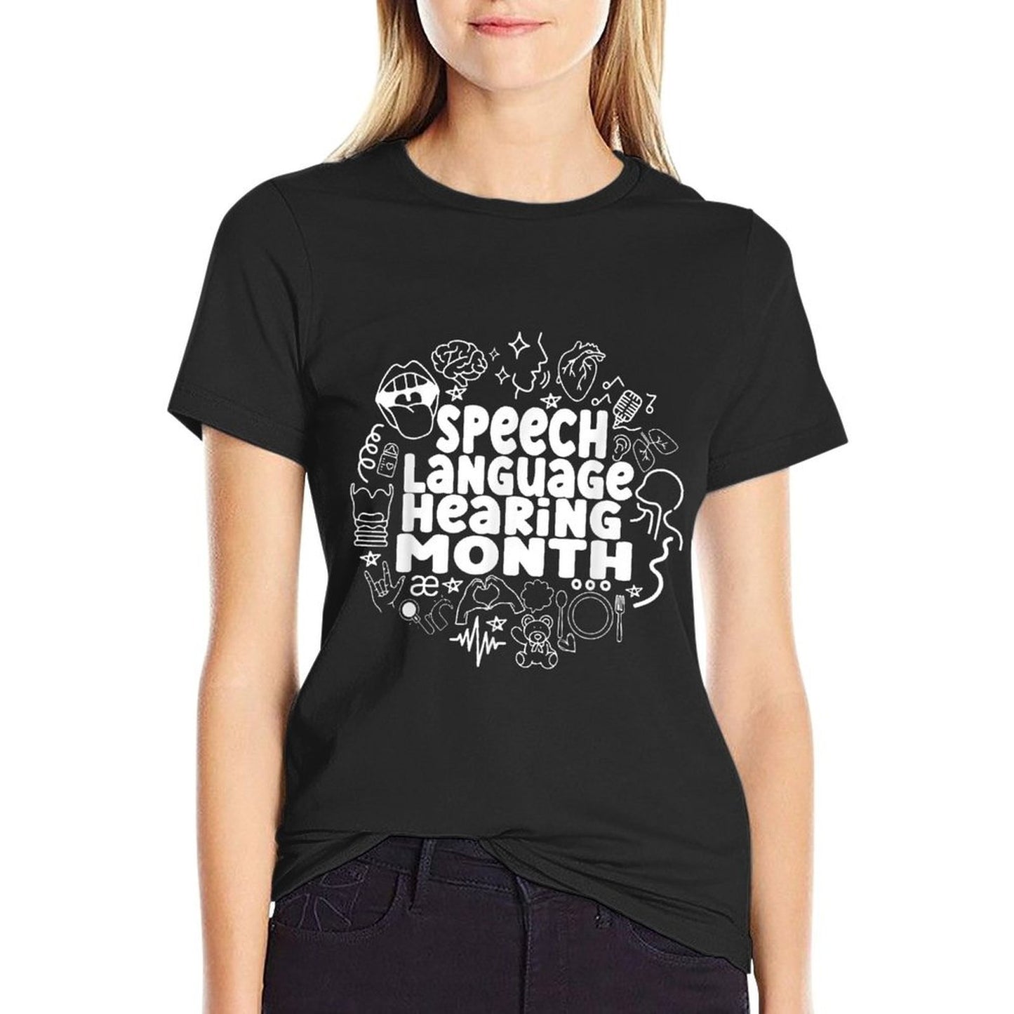 Speech Language Hearing Month SLP Speech Language Therapist Vintage-inspired T-Shirt