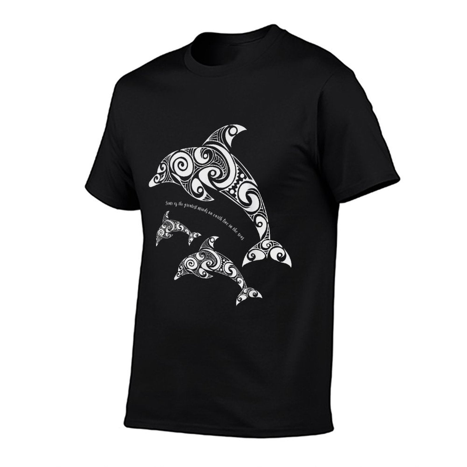 Tribal Dolphin Mandala Some of The Greatest Minds Sea  Relaxed-fit T-Shirt