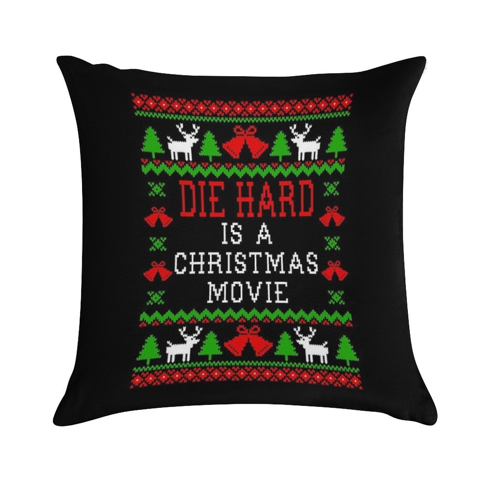 Die Hard Is A Christmas Movie Soft Washable Throw Pillow