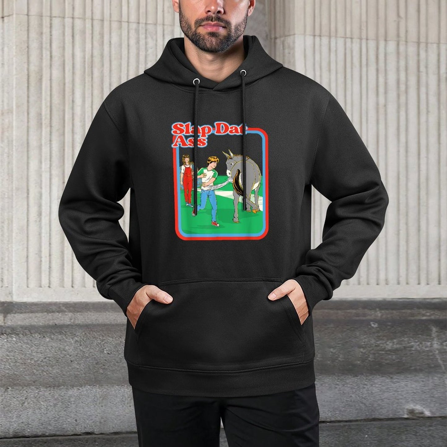Slap Dat Ass Vintage Funny Meme - Vintage Child Game All-Day Comfort Hoodie