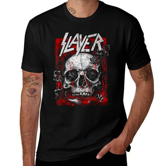 Slayer – South Of Heaven Lake Of Blood  Rolled Sleeves T-Shirt