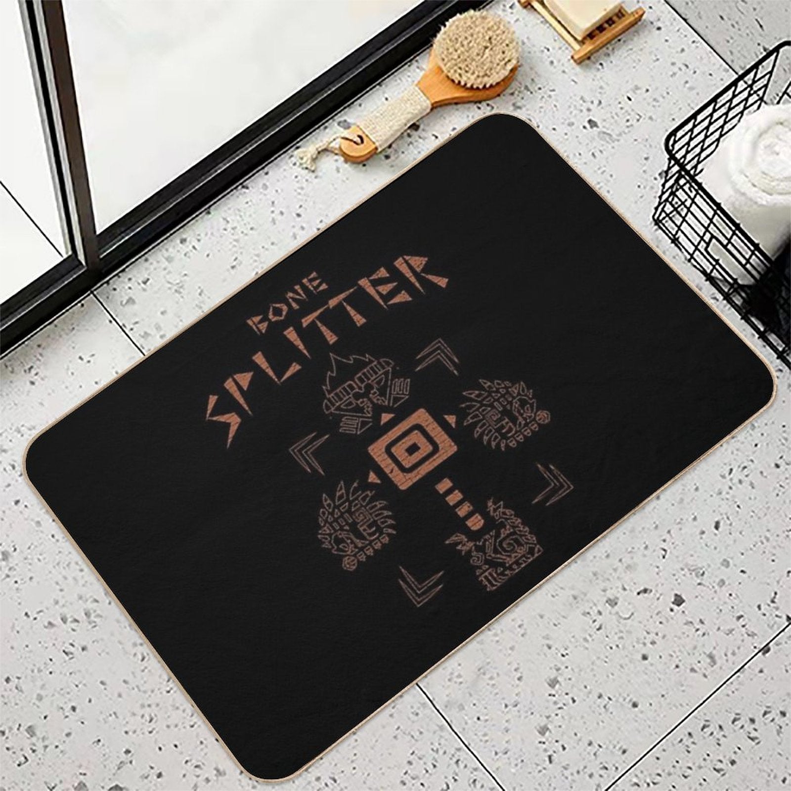 Monster Hunter Hammer  Pet-Safe Bath Mat