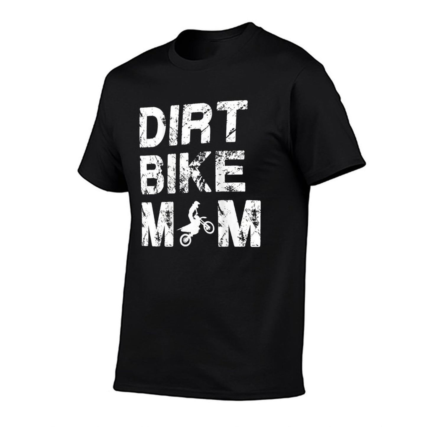 Womens Dirt Bike Mom Mothers Day Dirtbike Motocross Gift Trendy Pattern T-Shirt