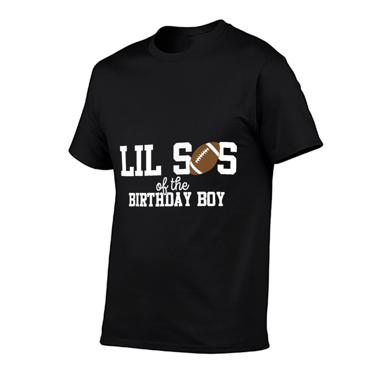 Lil Sis of The Birthday Boy Football Lover First Birthday  Polyester Blend T-Shirt