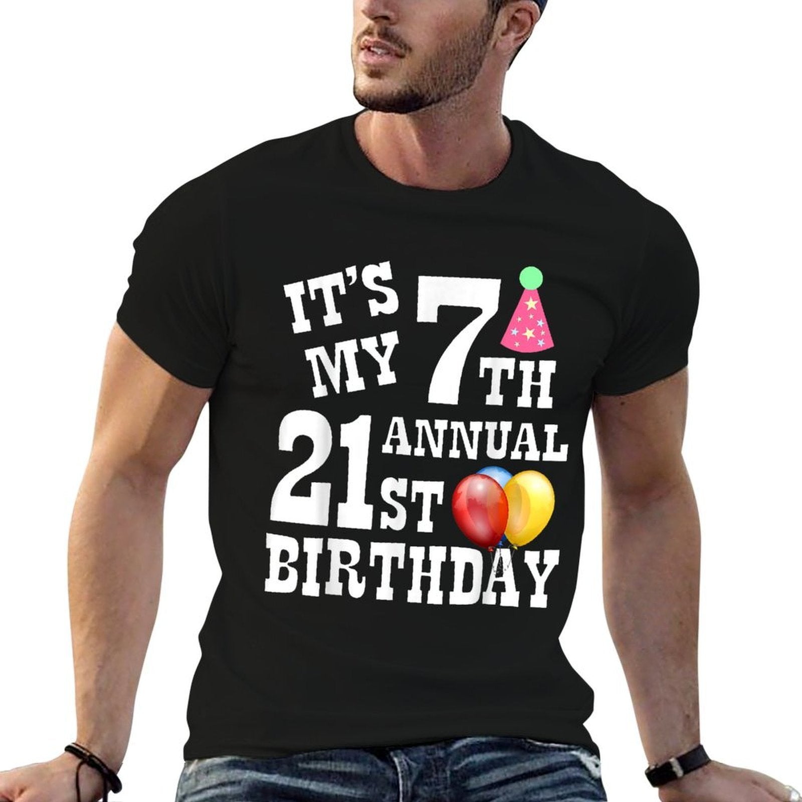 7th Annual 21st Birthday  Lightweight T-Shirt