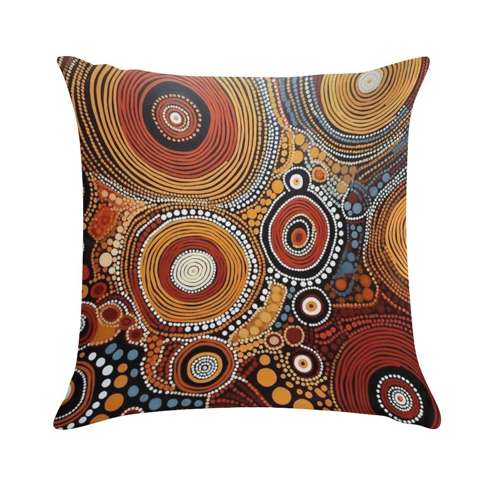 Aboriginal Art Print Soft Home Decor Throw Pillow