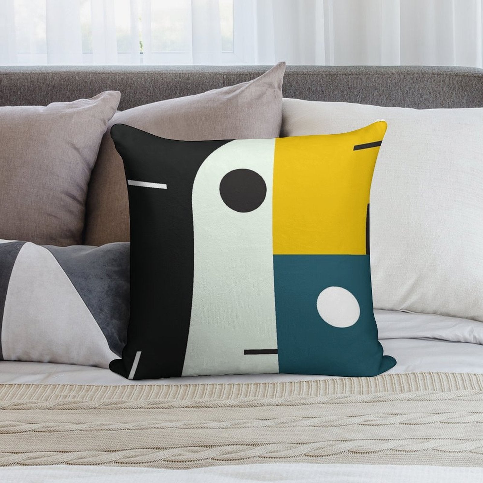 BAUHAUS AGE Soft Style Accent Throw Pillow
