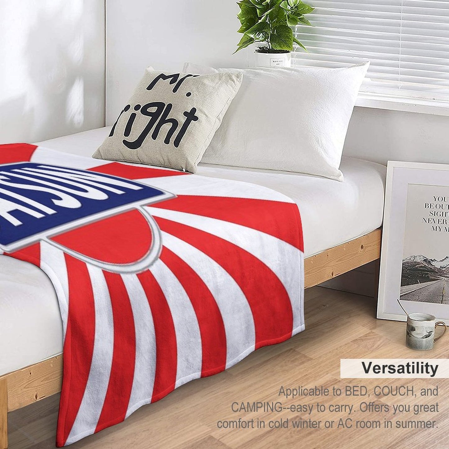 Vintage Datsun Sun-ray Eco-conscious Throw Blanket