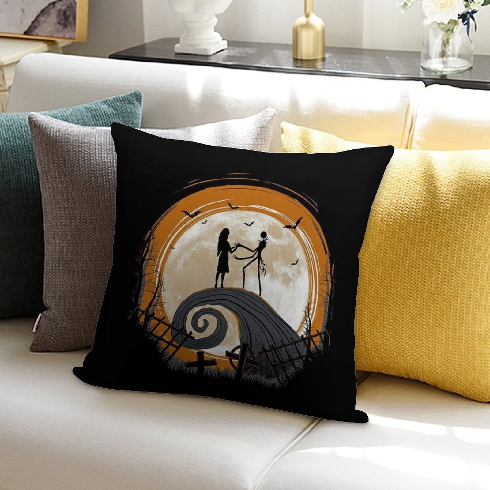 Love Before Christmas Soft Short Plush Fabric Throw Pillow