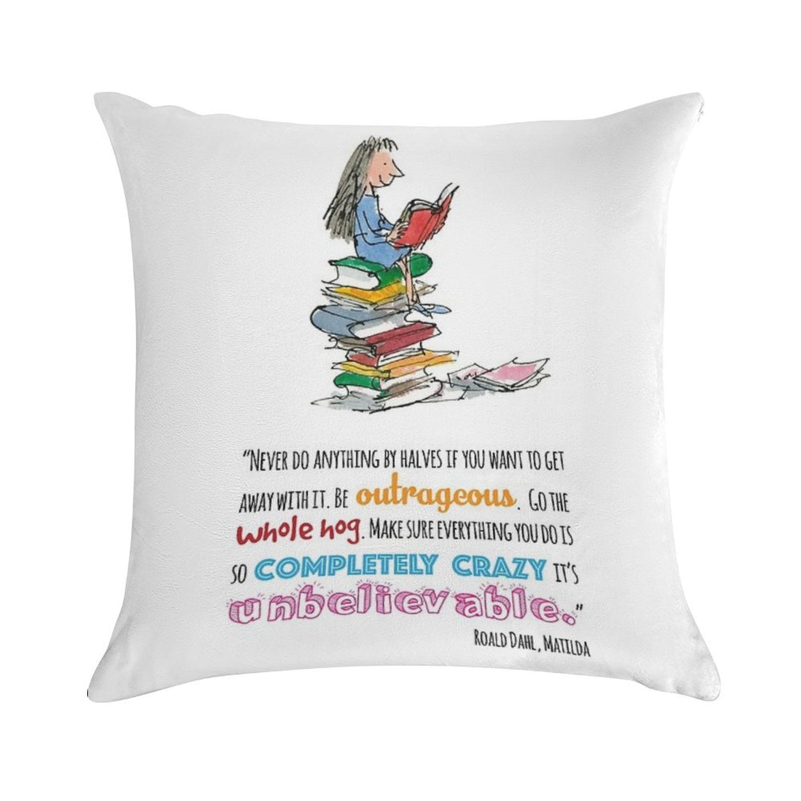 Matilda Soft Hidden Zipper Throw Pillow