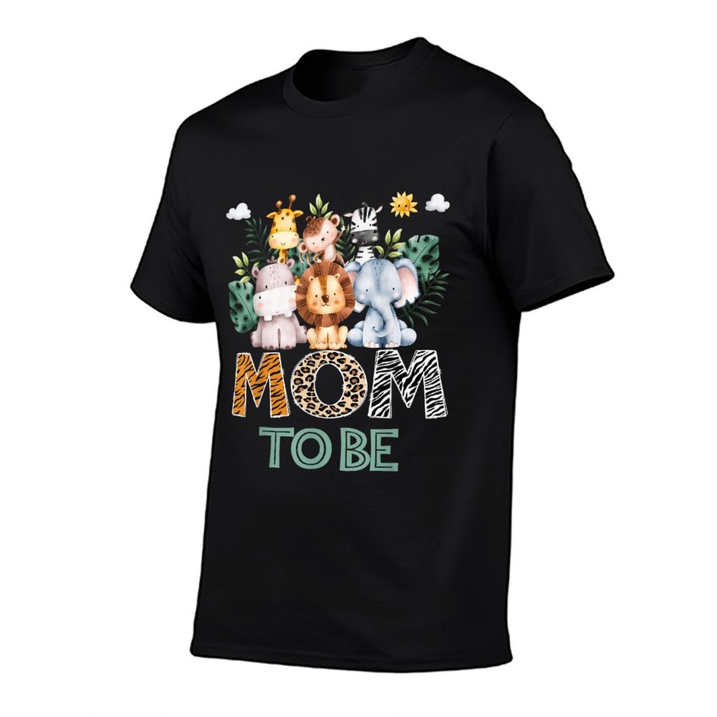Soon To Be Mom Jungle Animal Safari Gender Reveal Durable T-Shirt