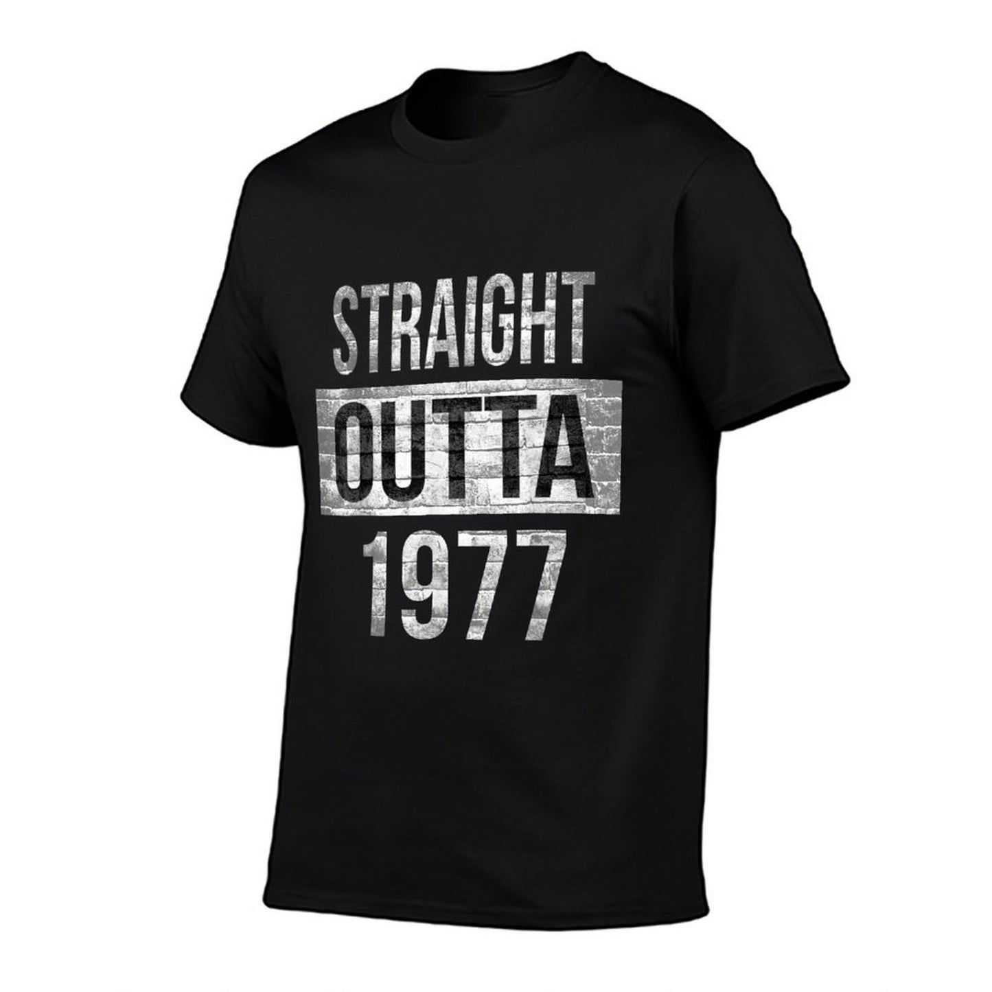 Straight Outta 1977 - Funny 40th Birthday Gift Vintage-inspired T-Shirt