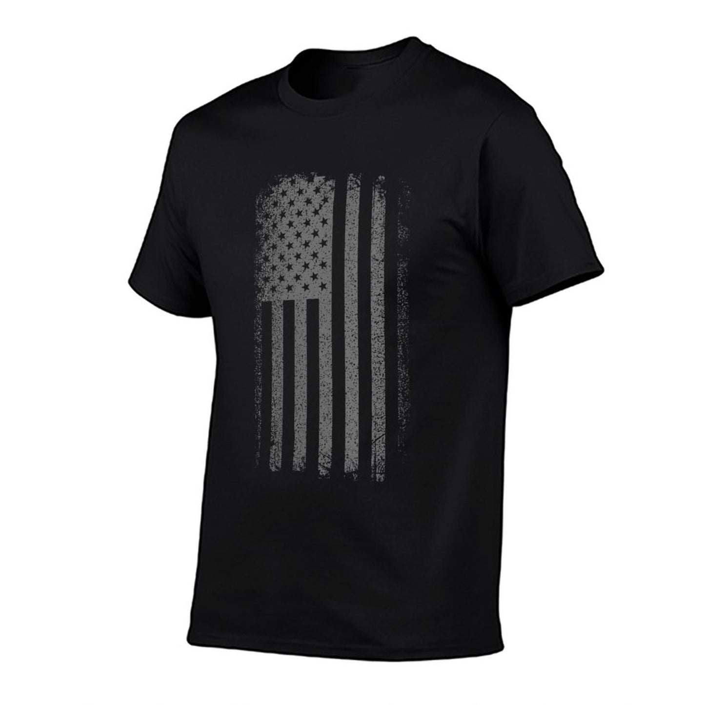 Womens Black American - Patriotic Freedom Dark Odor-resistant T-Shirt