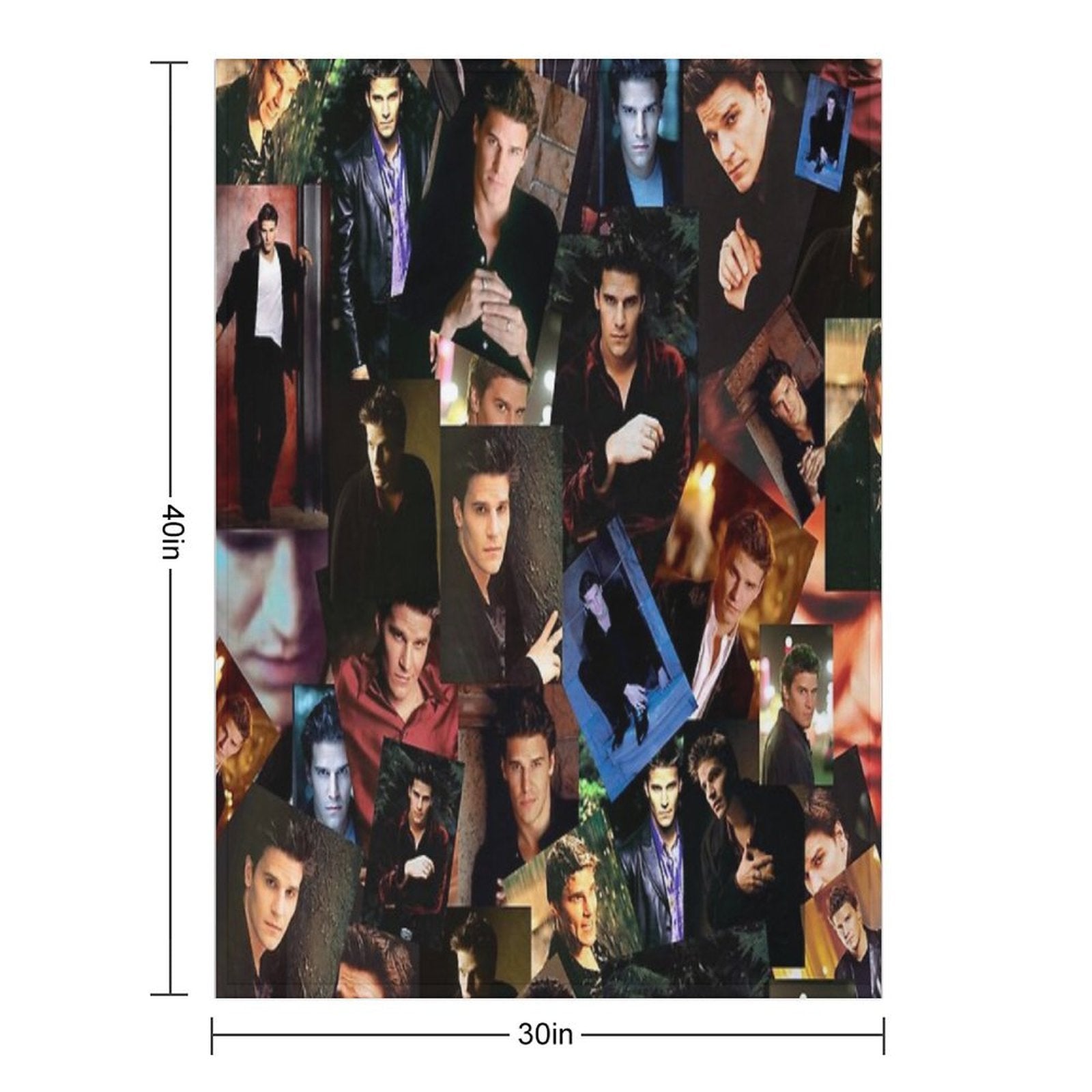 Angel Collage Shrink-resistant Throw Blanket