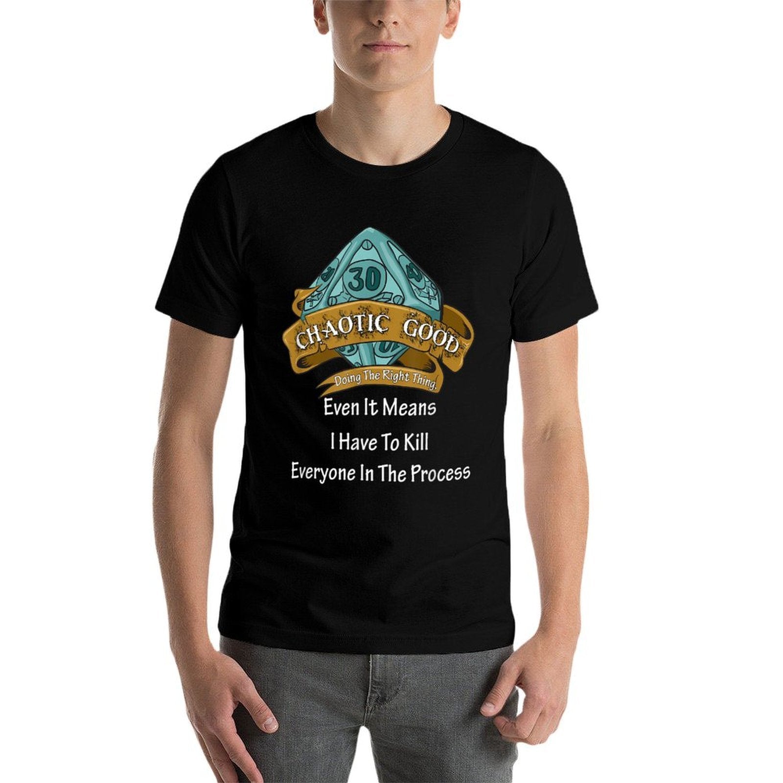 Adventure RPG Dice Fantasy Roleplaying Gamers  Lightweight T-Shirt