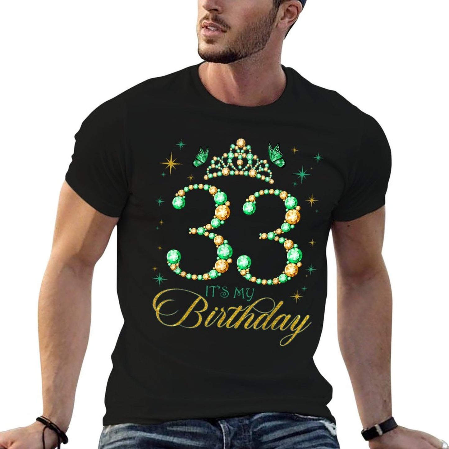 33 It's My Birthday 33rd Birthday 33 Years Old Princess  Quick-drying T-Shirt