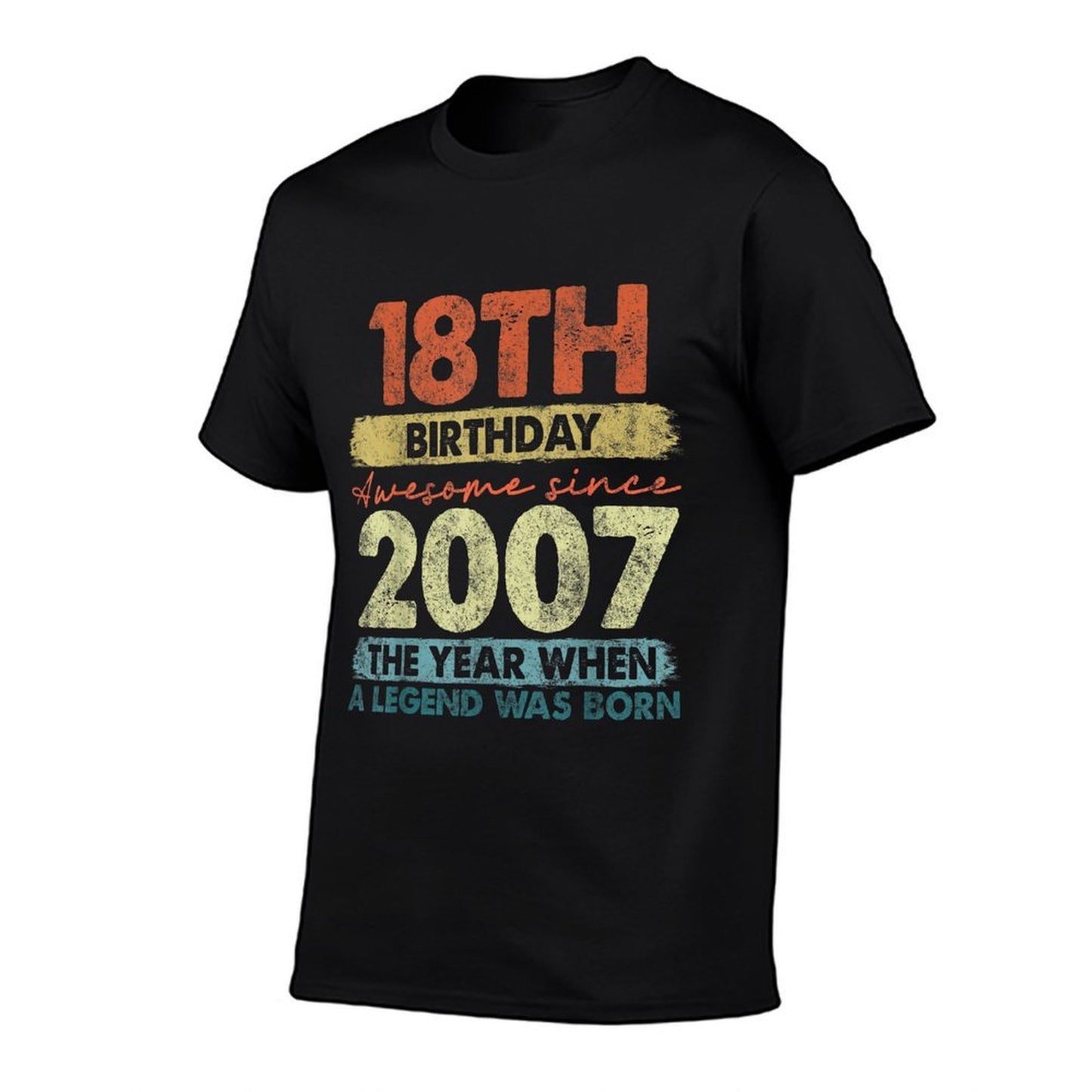 18 Year Old Gifts Vintage 2007 Limited Edition 18th Birthday Soft T-Shirt