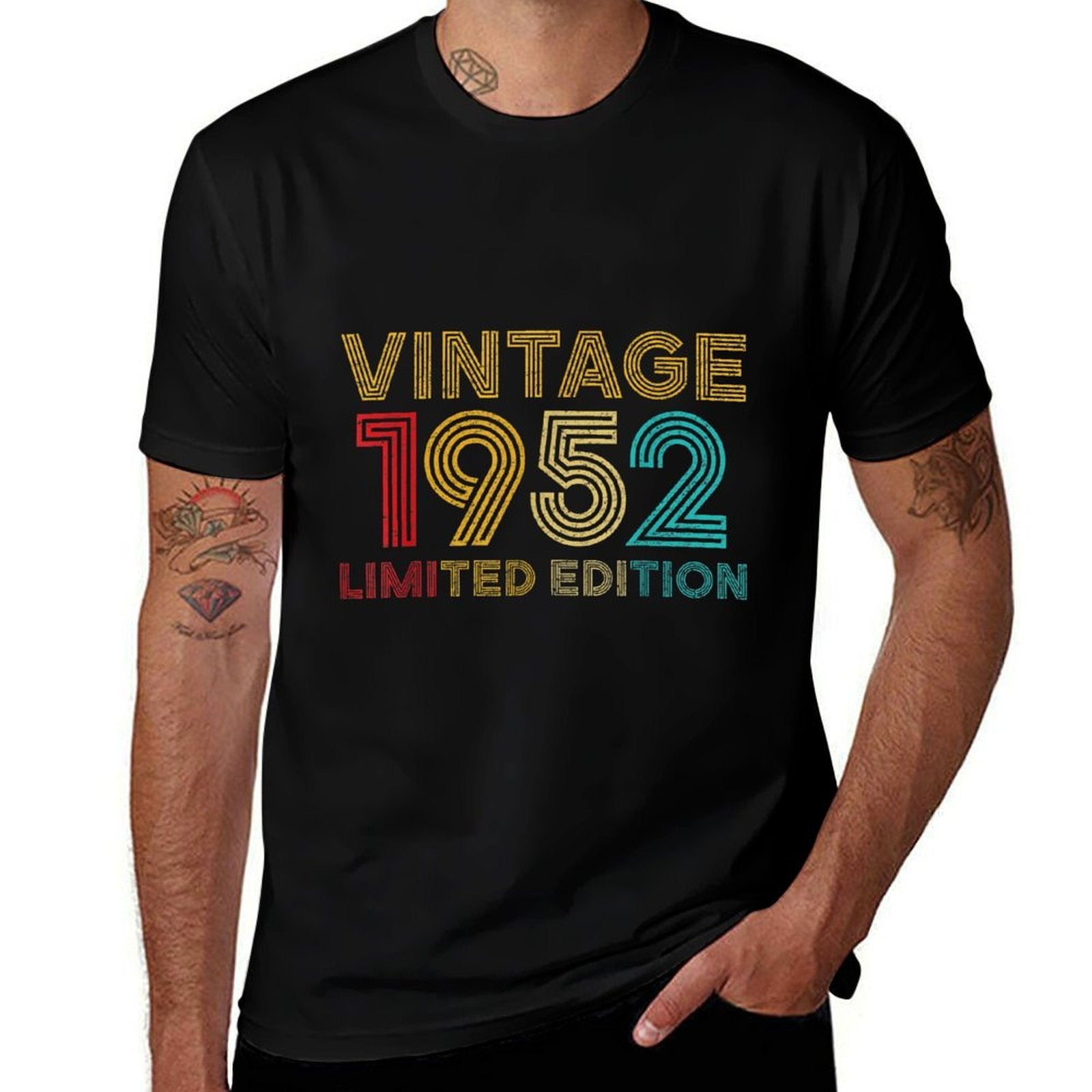 70 Years Old Vintage 1952 Limited Edition 70th Birthday  Relaxed-fit T-Shirt