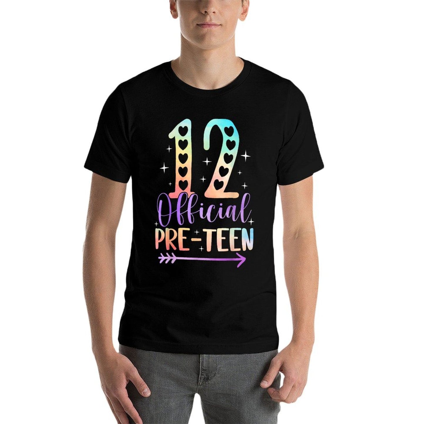 12 Official Pre-Teen 12th Birthday Funny Girls Pren Girl Durable T-Shirt