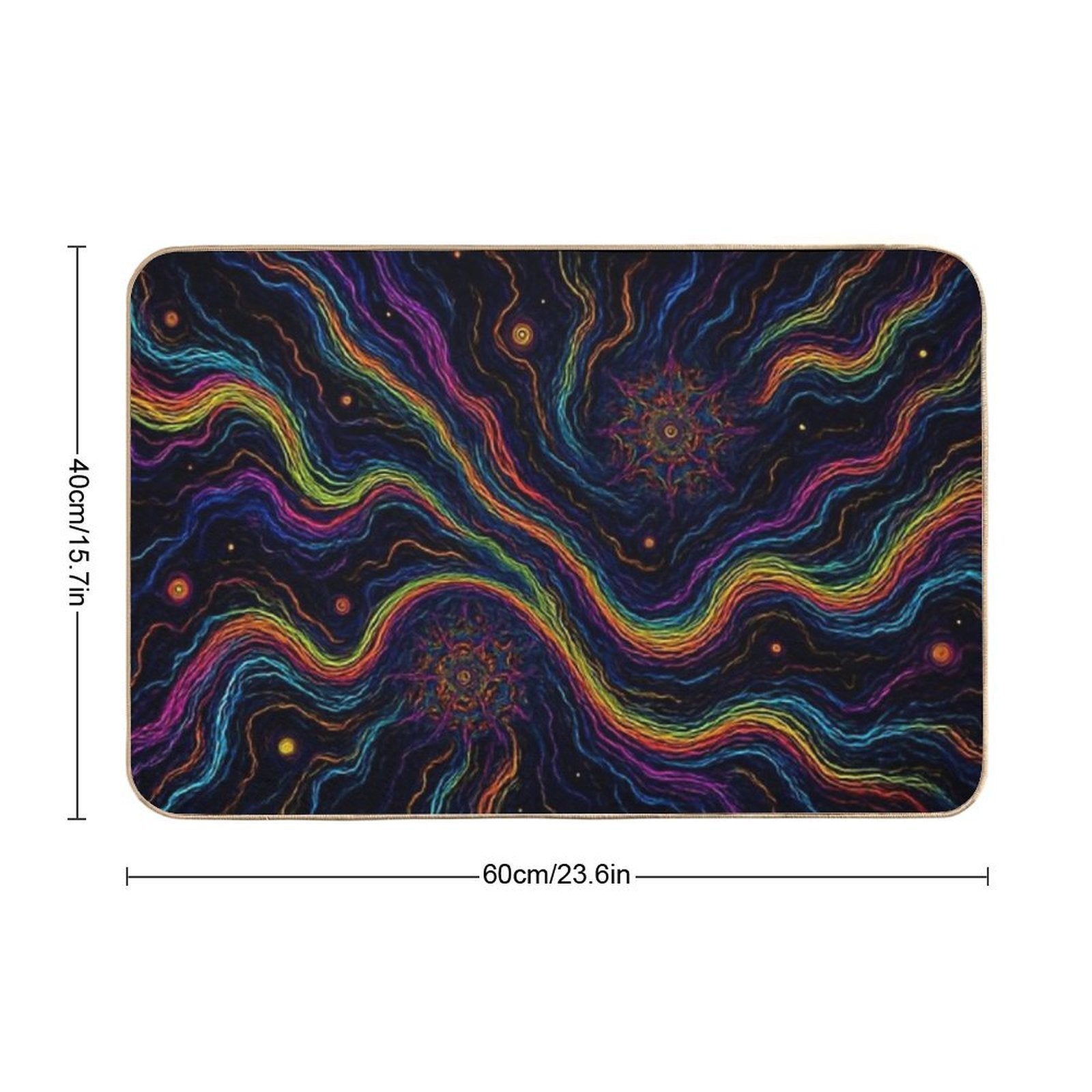 Serpent Streams  Versatile Bath Mat