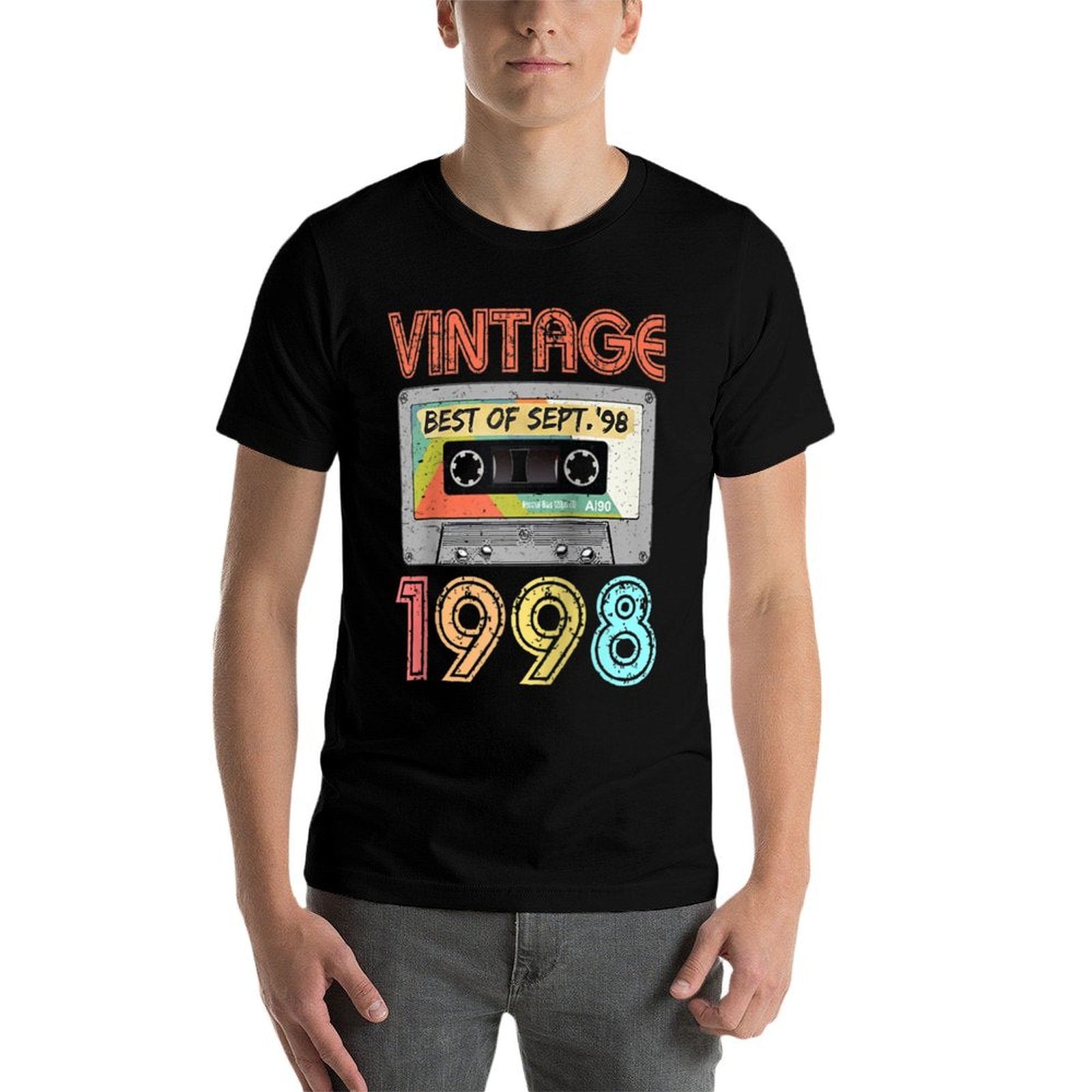 September 1998 21st Birthday Retro Vintage 1998 Raglan Baseball  Relaxed-fit T-Shirt