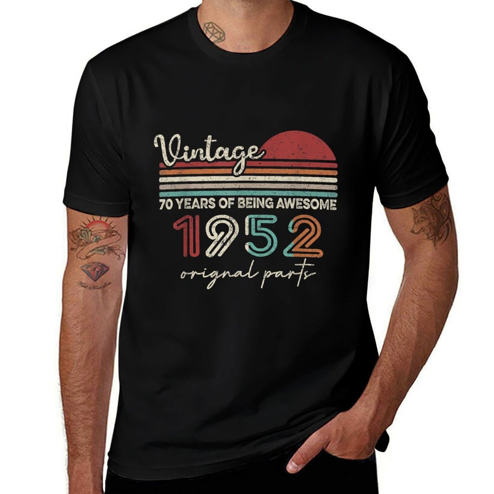 70 Year Old Gifts Vintage 1952 Limited Edition 70th Birthday  Soft T-Shirt