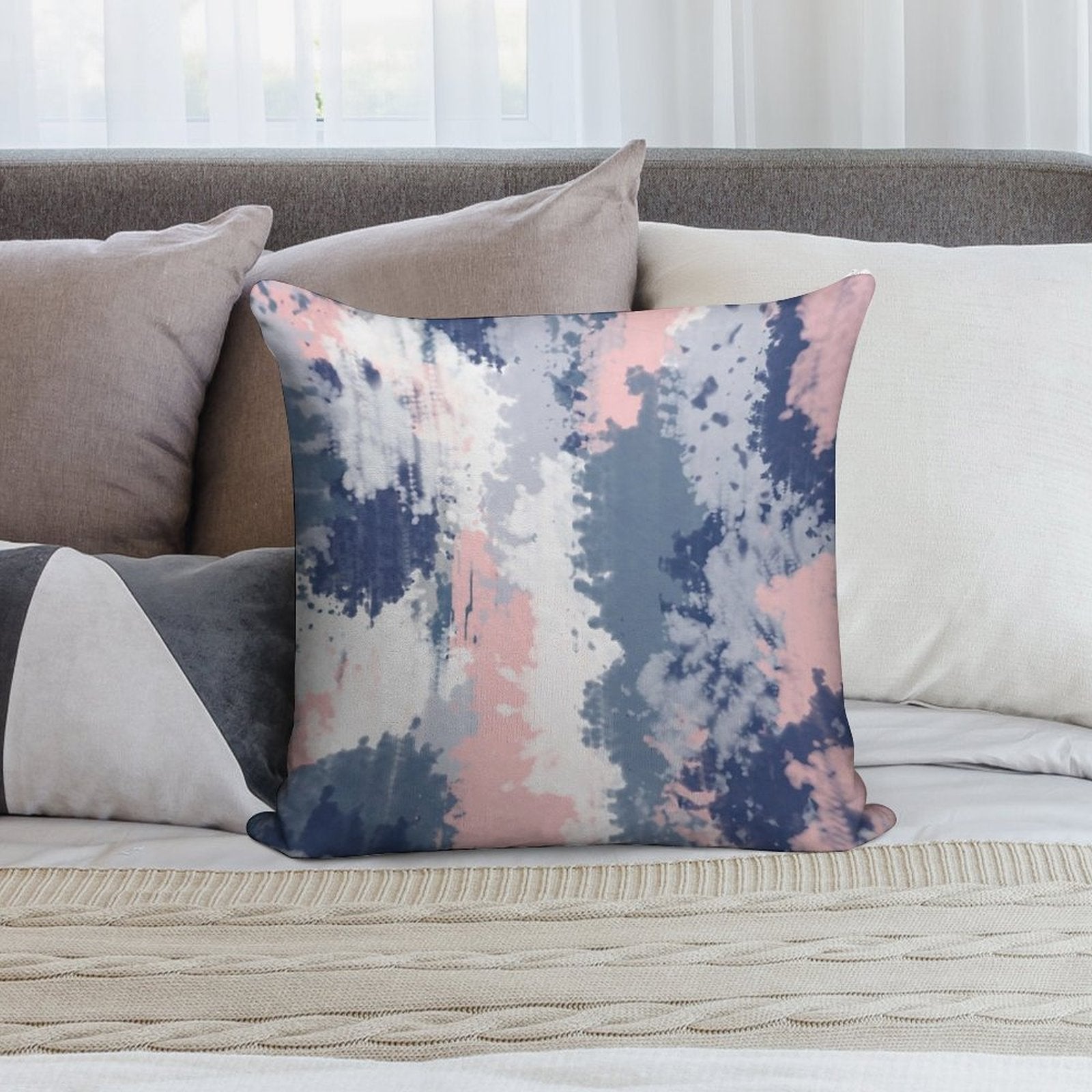 Abstract Art Print Soft Warmth Comfort Throw Pillow