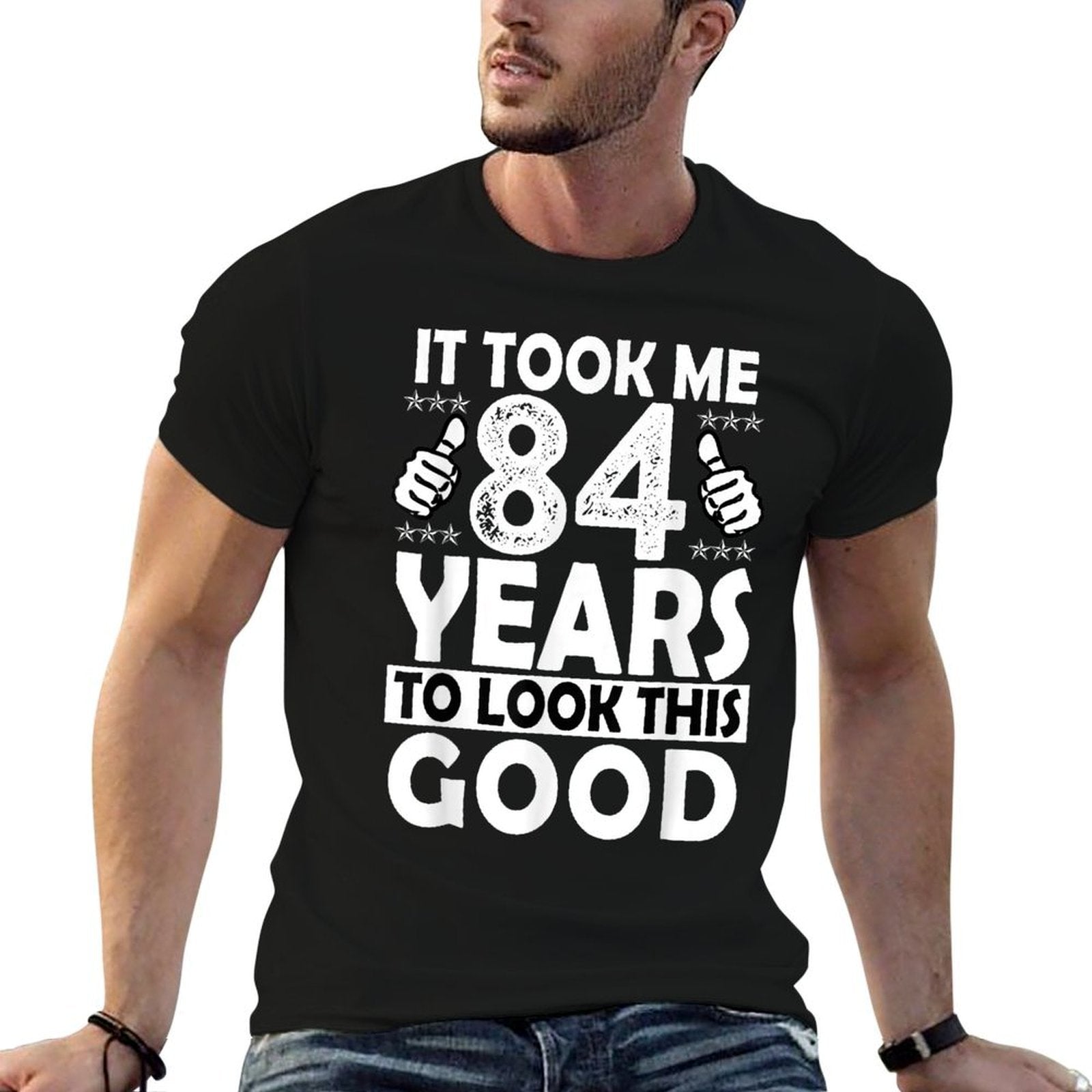 84th Birthday Gift Took Me 84 Years Good Funny 84 Year Old  Polyester Blend T-Shirt