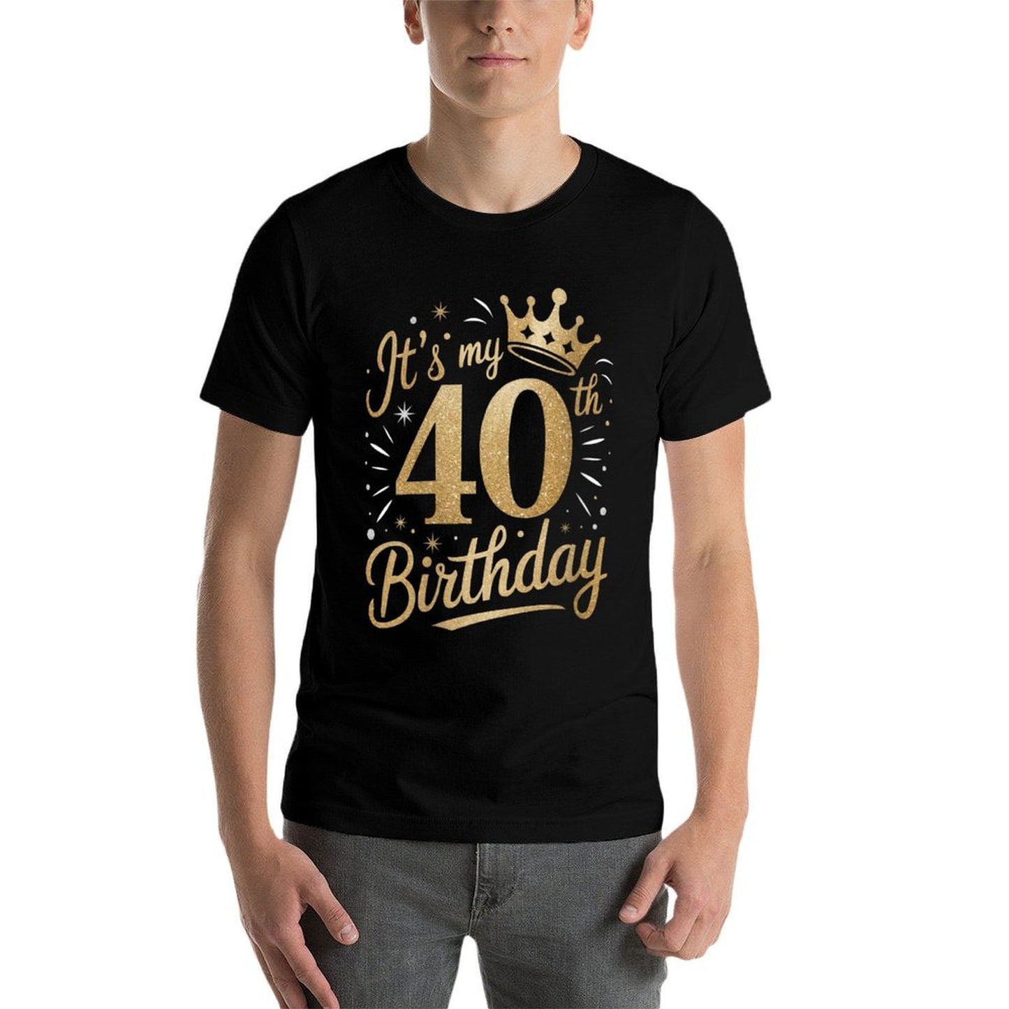 Womens Funny It's My 40th Birthday For Women 40 Year 40th Birthday Cotton T-Shirt