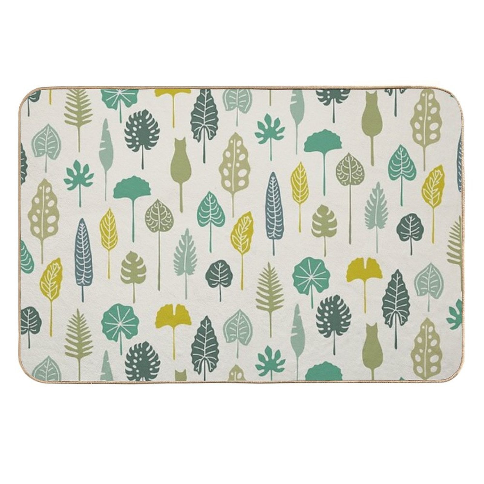 Cat And Plant 49  Eco-Friendly Bath Mat