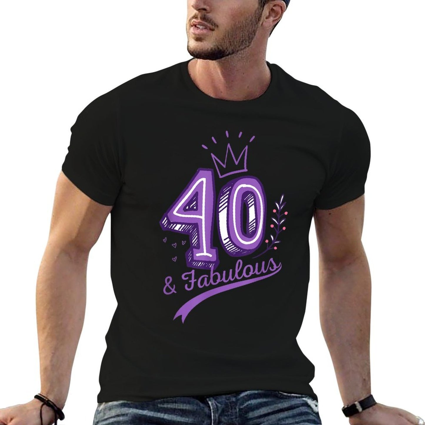 Womens 40 And Fabulous 1979 40Th Birthday Gift Eco-friendly Material T-Shirt