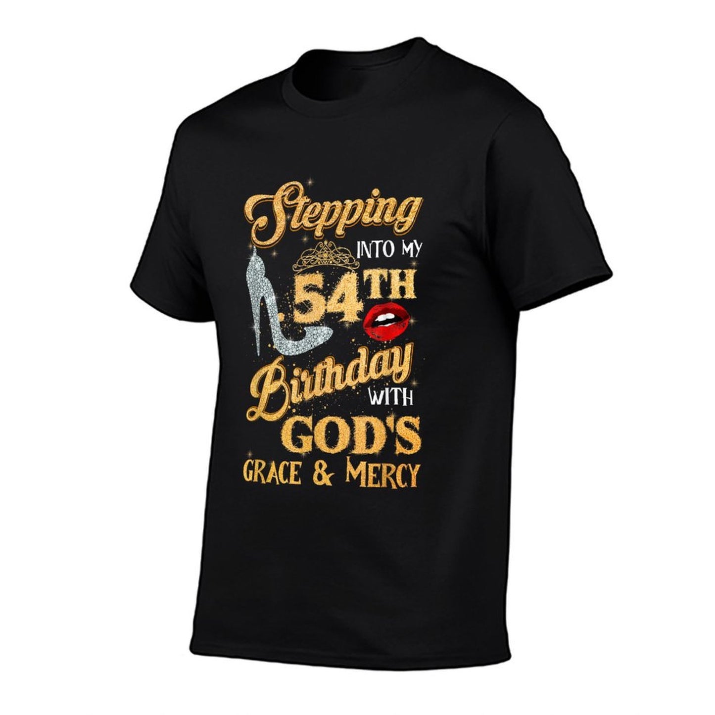 Stepping Into My 54th Birthday With God's Grace Mercy 54 Soft T-Shirt