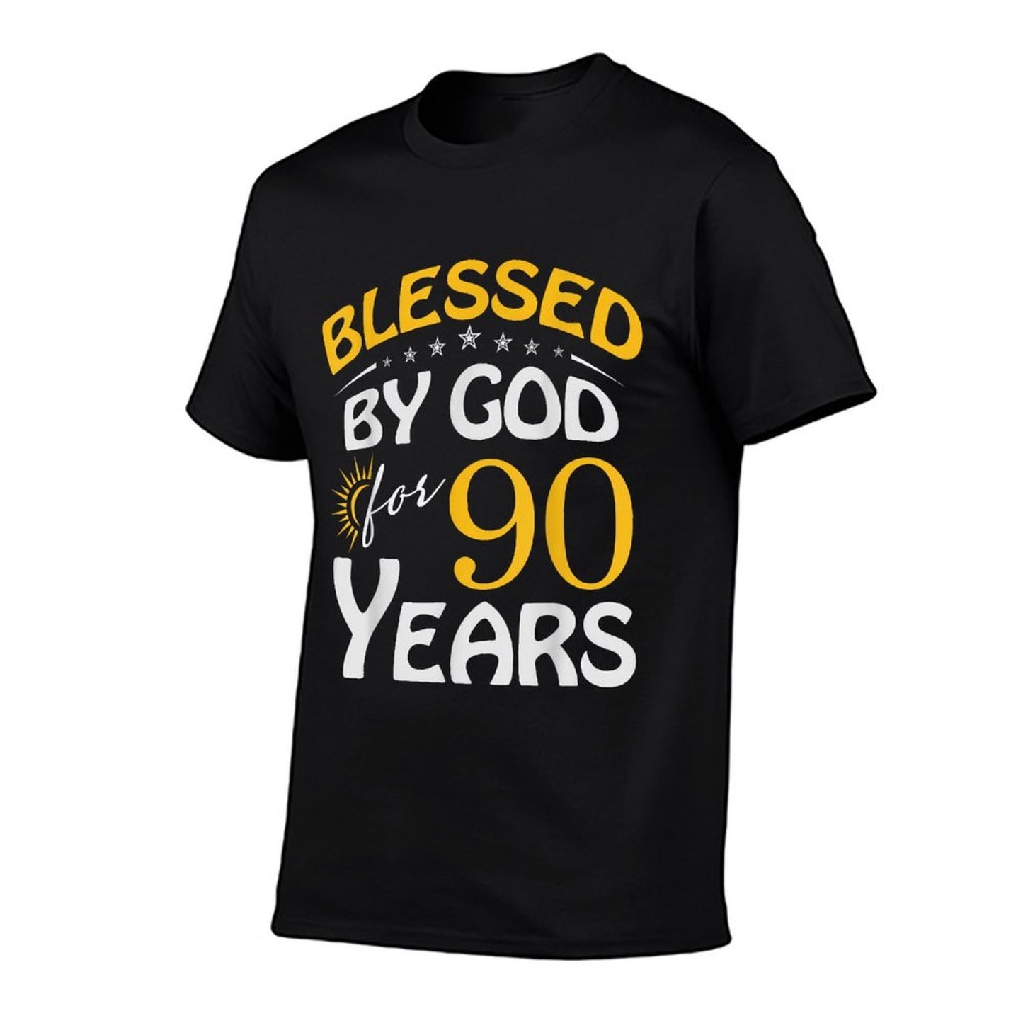 Vintage Blessed by God For 90 Years Old Happy 90th Birthday  Vintage-inspired T-Shirt