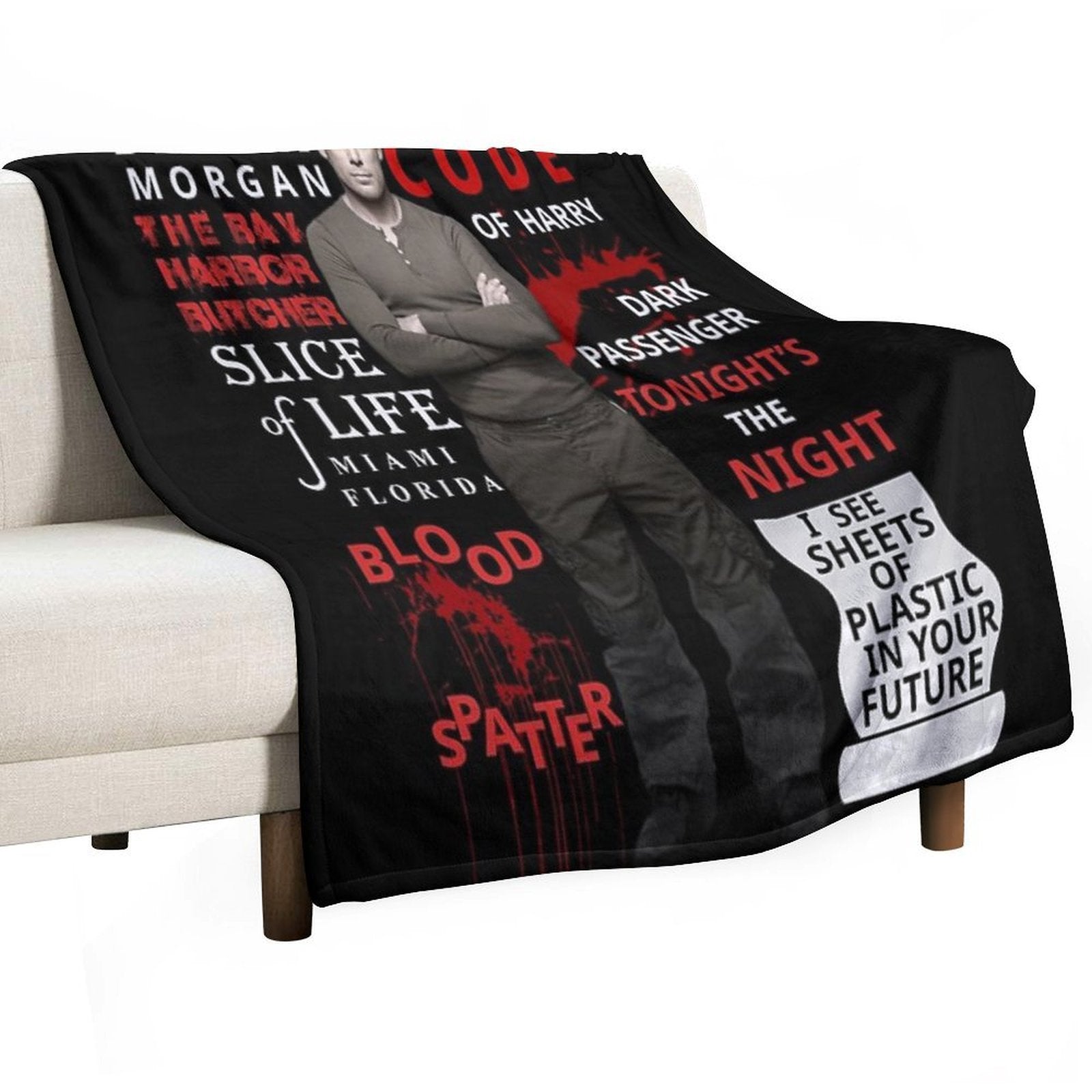 Dexter Plush Throw Blanket