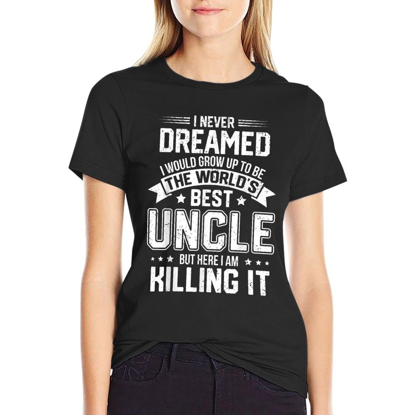 The Worlds Best Uncle - Funny Uncle Moisture-wicking T-Shirt