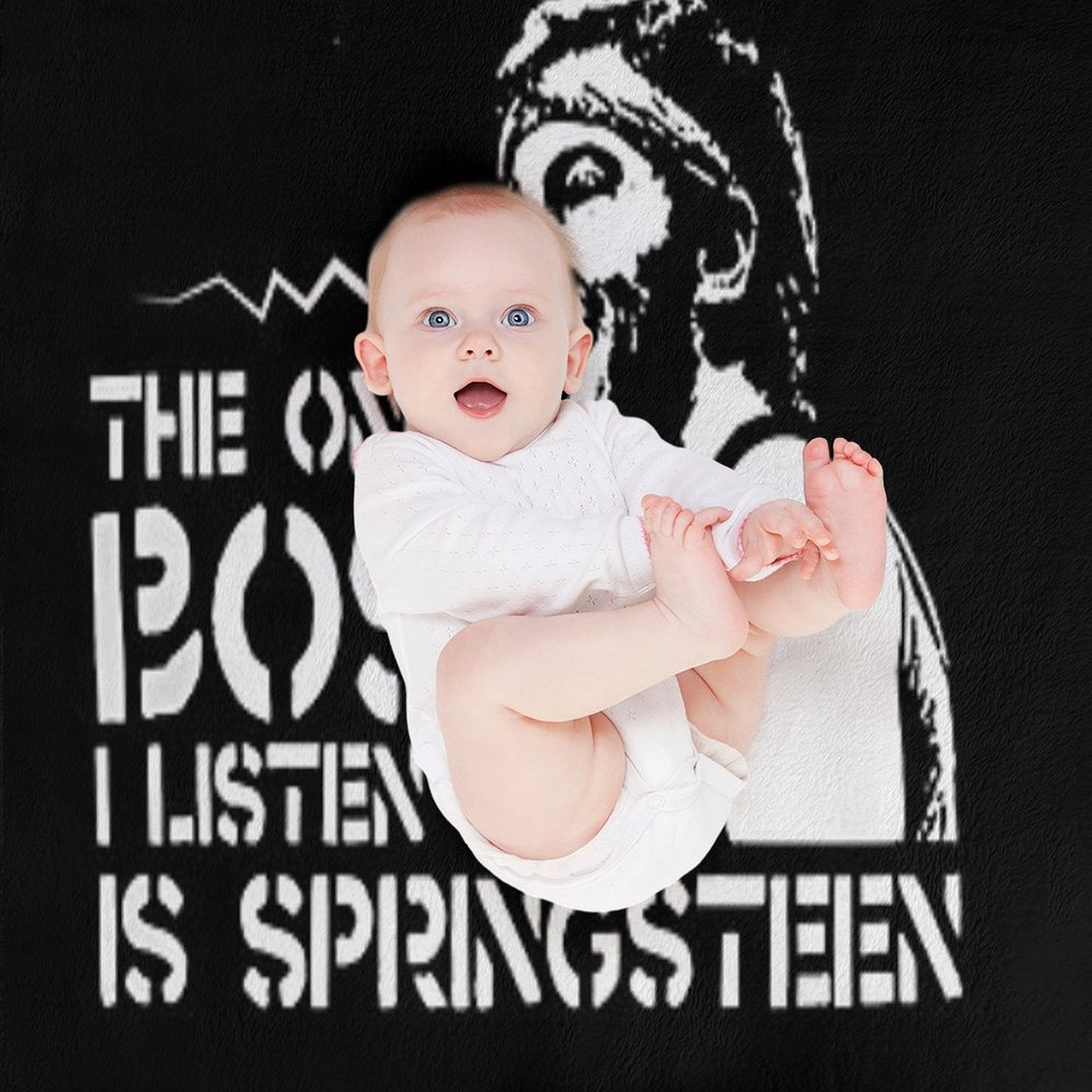 Bruce Springsteen = Born In The USA Travel-friendly Throw Blanket