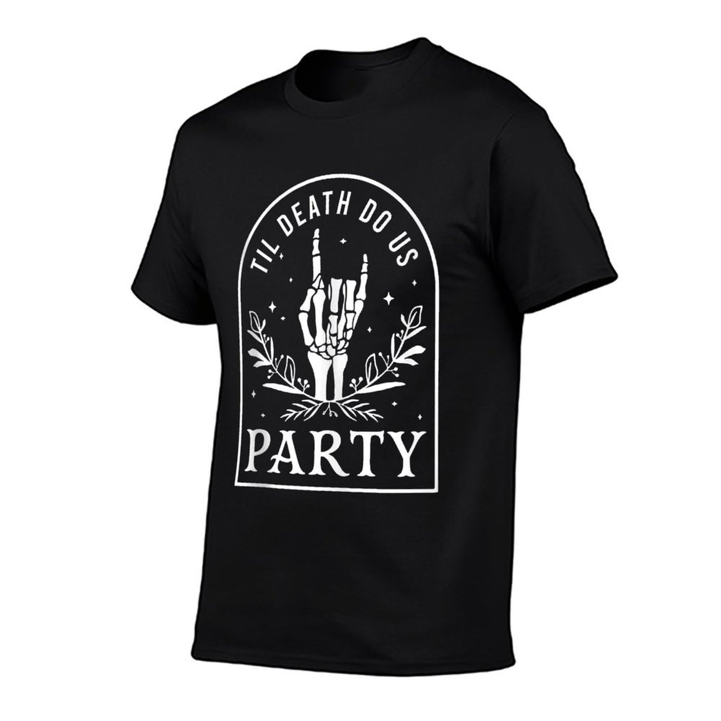 Til Death Do Us Party Retro Halloween Bachelorette Matching  Eco-friendly Material T-Shirt