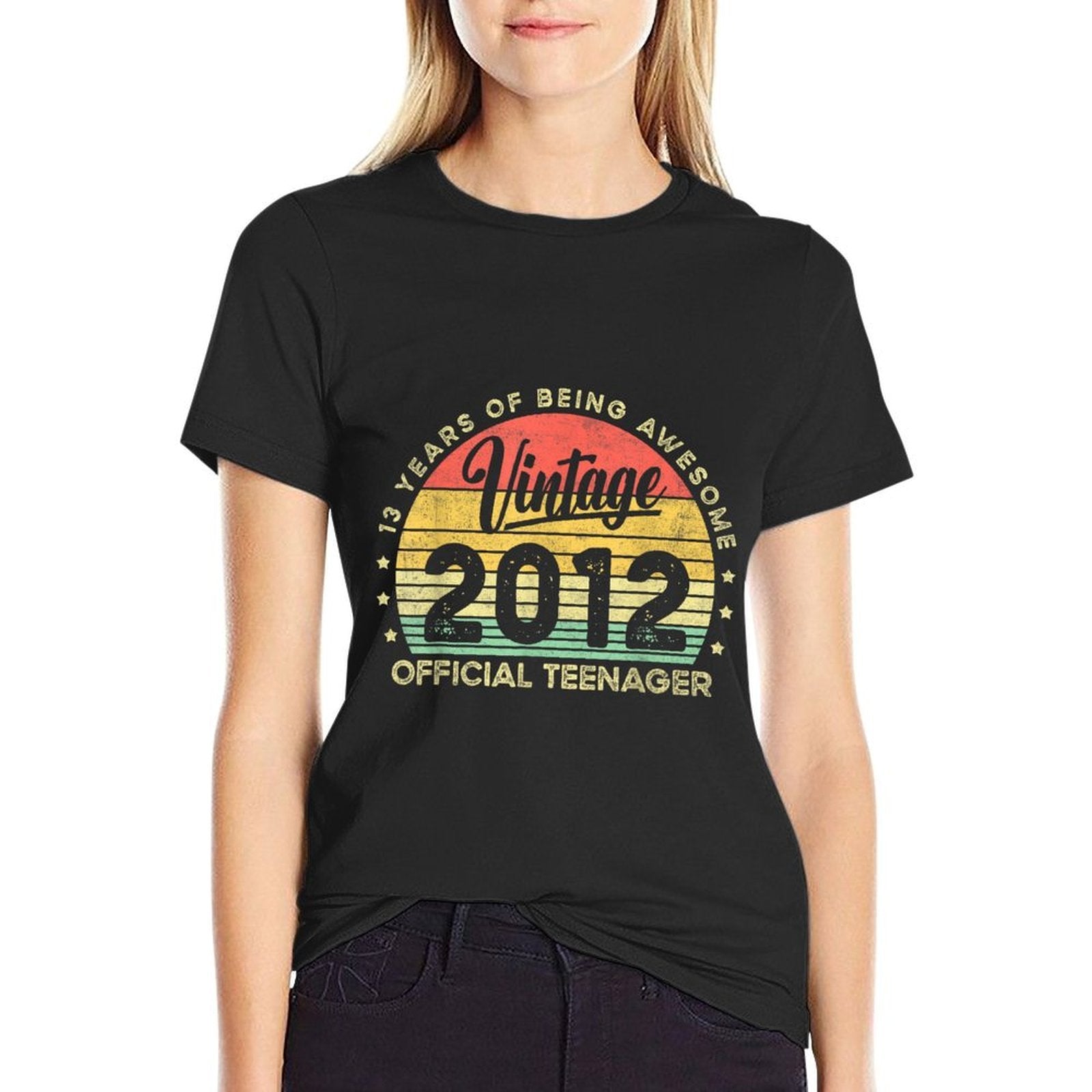 Vintage 2012 Officialnager 13th Birthday Gifts 13 Yr Old  Affordable Price T-Shirt