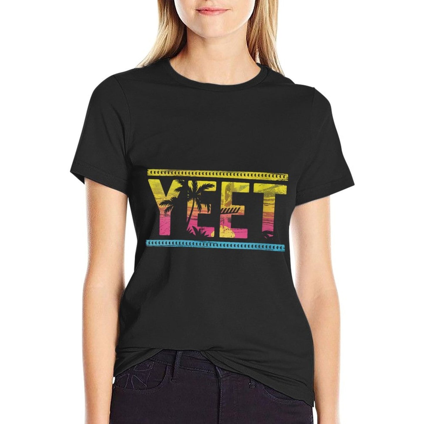 Womens Vintage Yeet Funny Saying Meme For Men Women Boys Youth Kids Durable T-Shirt