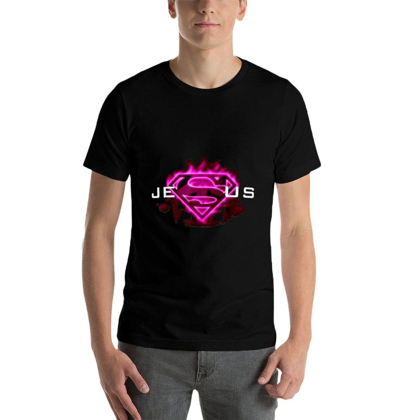 T-shirt Jesus Is My Superhero, Christian Love Moisture-wicking T-Shirt