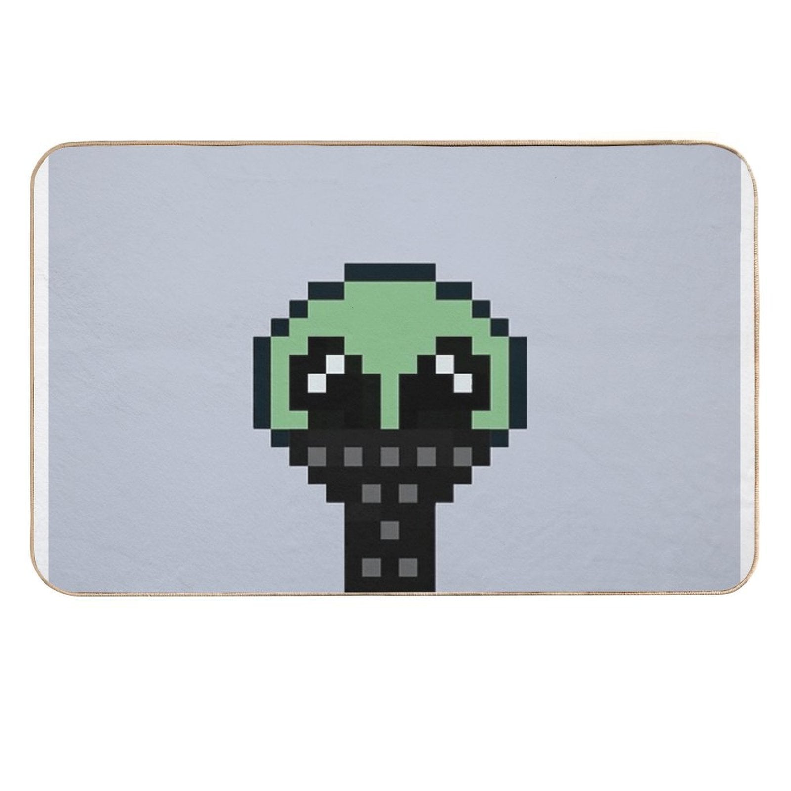 8bit Alien 00020 Bandana Blaster  Dirt-Trapping Bath Mat