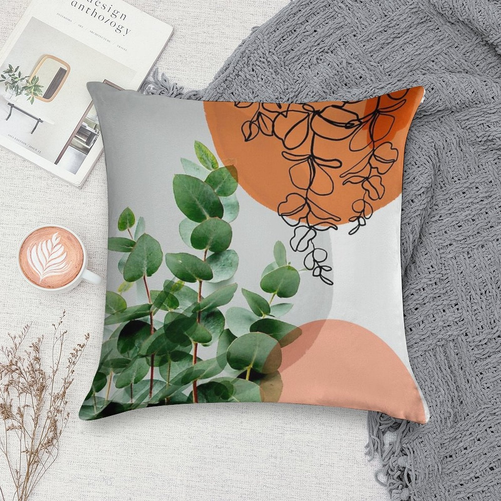 Simpatico V4 Soft Home Decor Throw Pillow