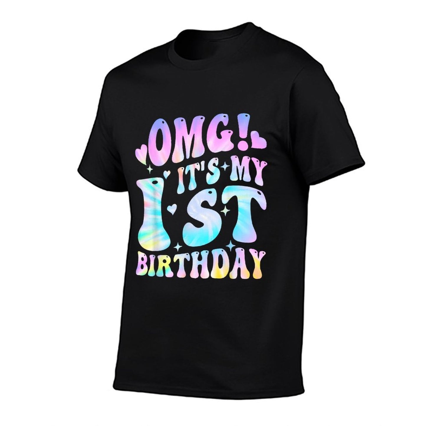 Tie Dye OMG It's My 1st Birthday Girls Gifts 1 Year Old Bday  Classic T-Shirt