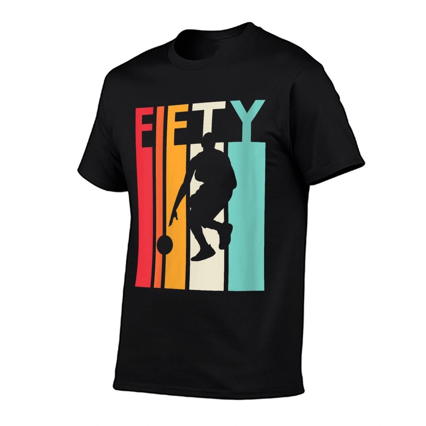 Womens 50th Birthday Gift Vintage Basketball for 50 Year Old Heathered Texture T-Shirt