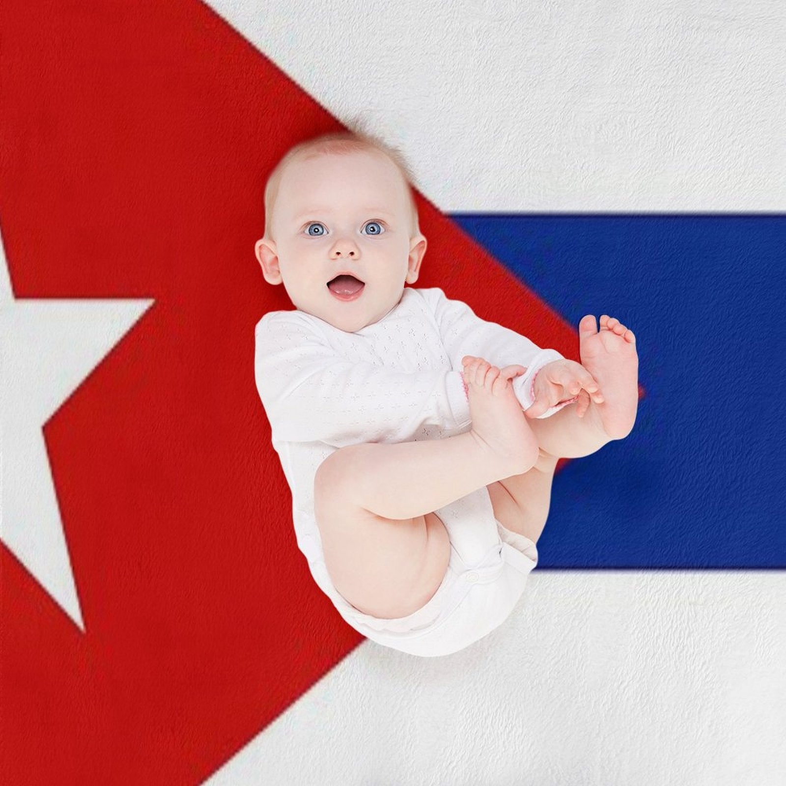 Cuban Flag Durable Throw Blanket