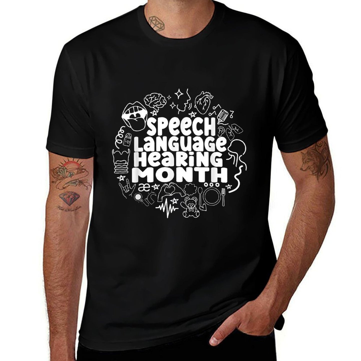 Speech Language Hearing Month SLP Speech Language Therapist Vintage-inspired T-Shirt